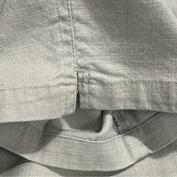 Estherbella XL gray pants, cotton/poly, crop, lightweight, spring, summer - Picture 6 of 9